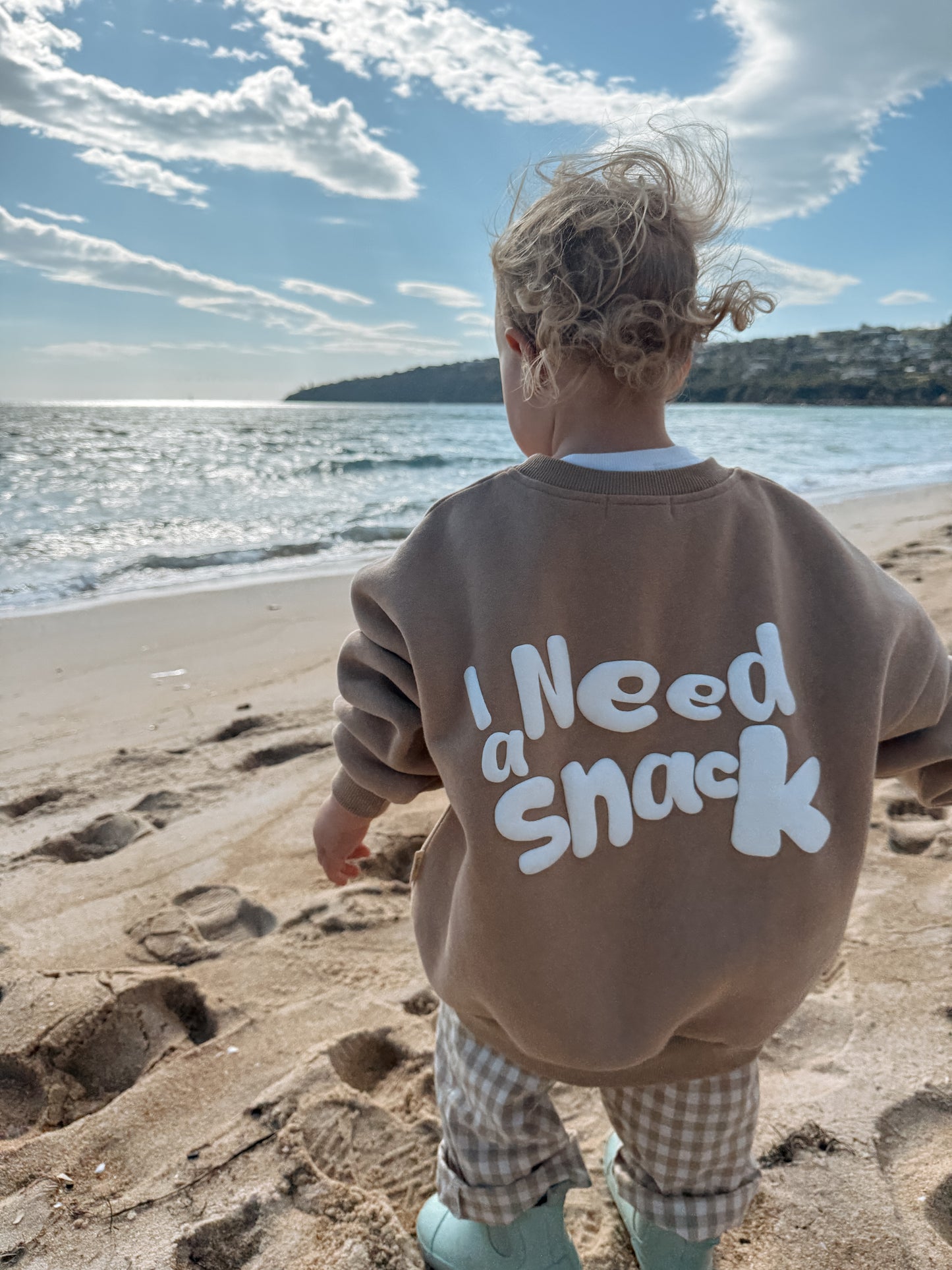 SNACK PULLOVER | BROWN/ CREAM