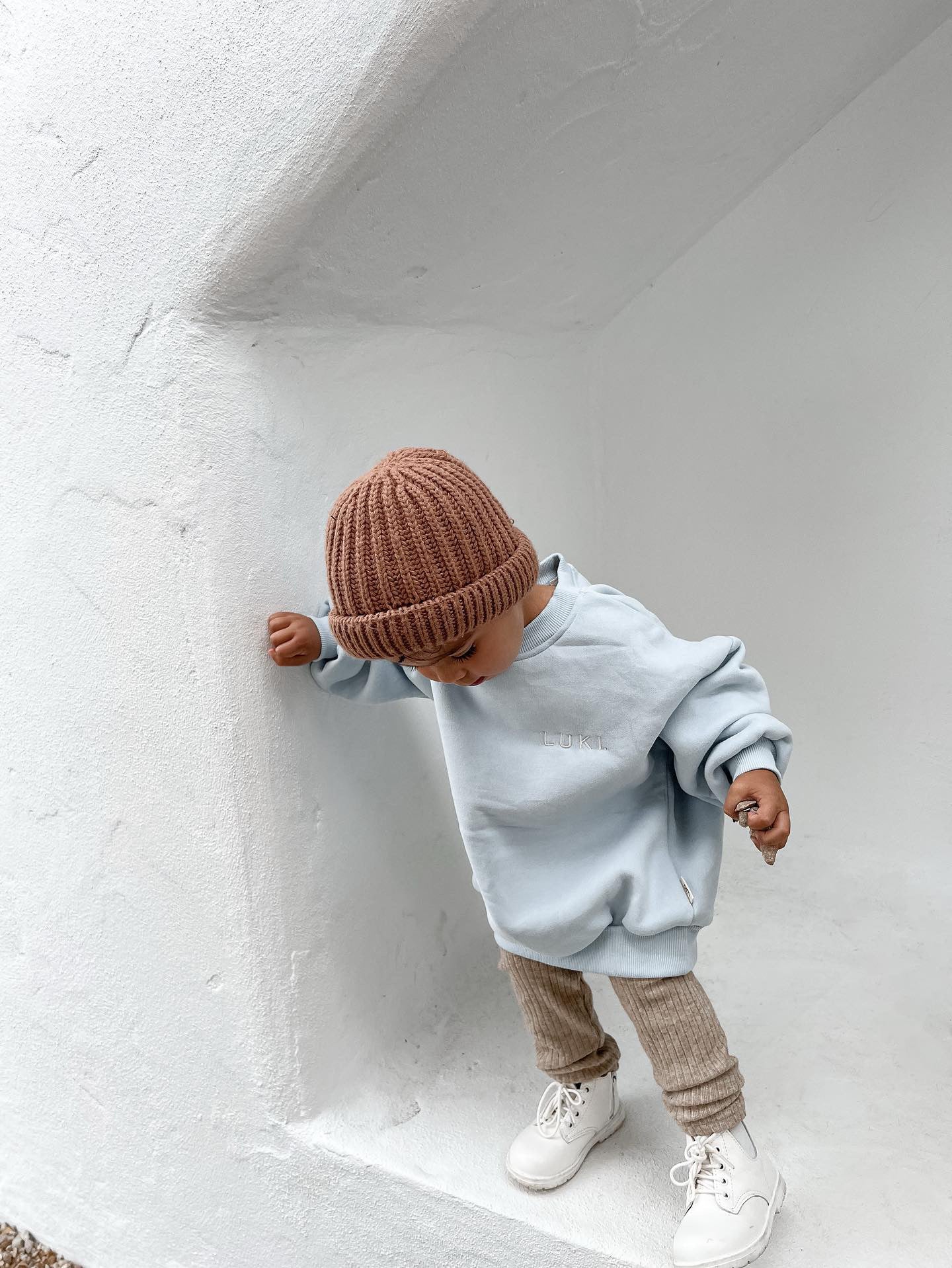 RIBBED LEGGINGS | TAUPE~ SECONDS ~