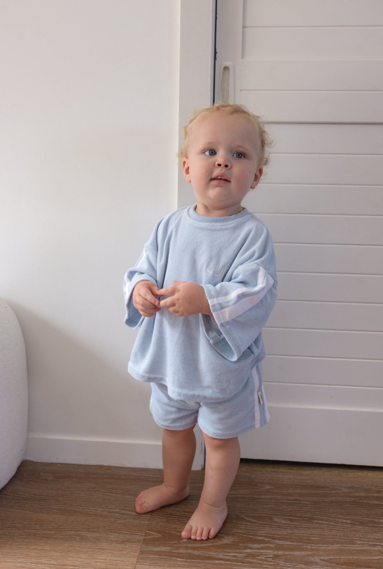 TERRY SHORTS | BABY BLUE