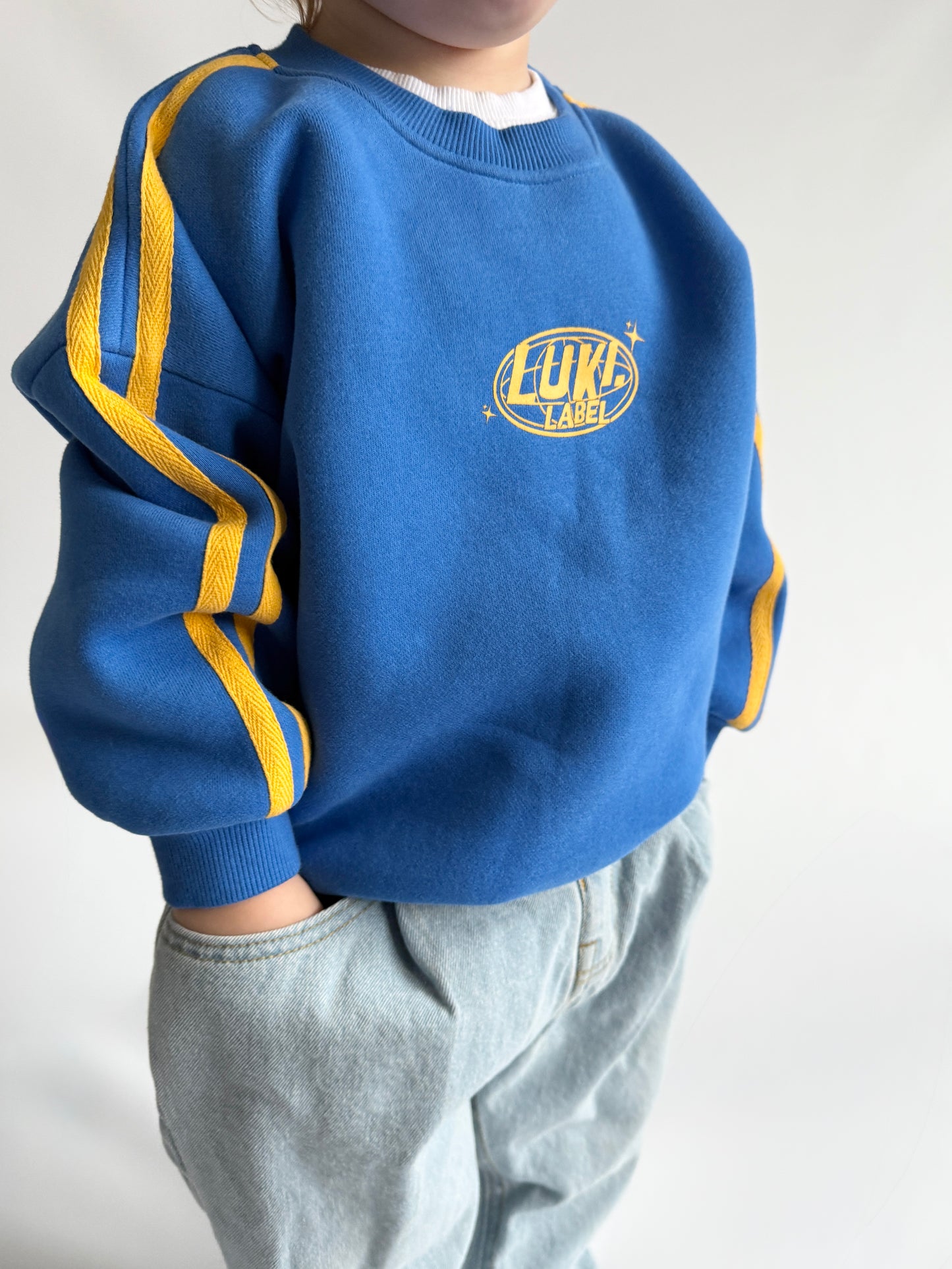 CHIPS & NUGS PULLOVER | BLUE
