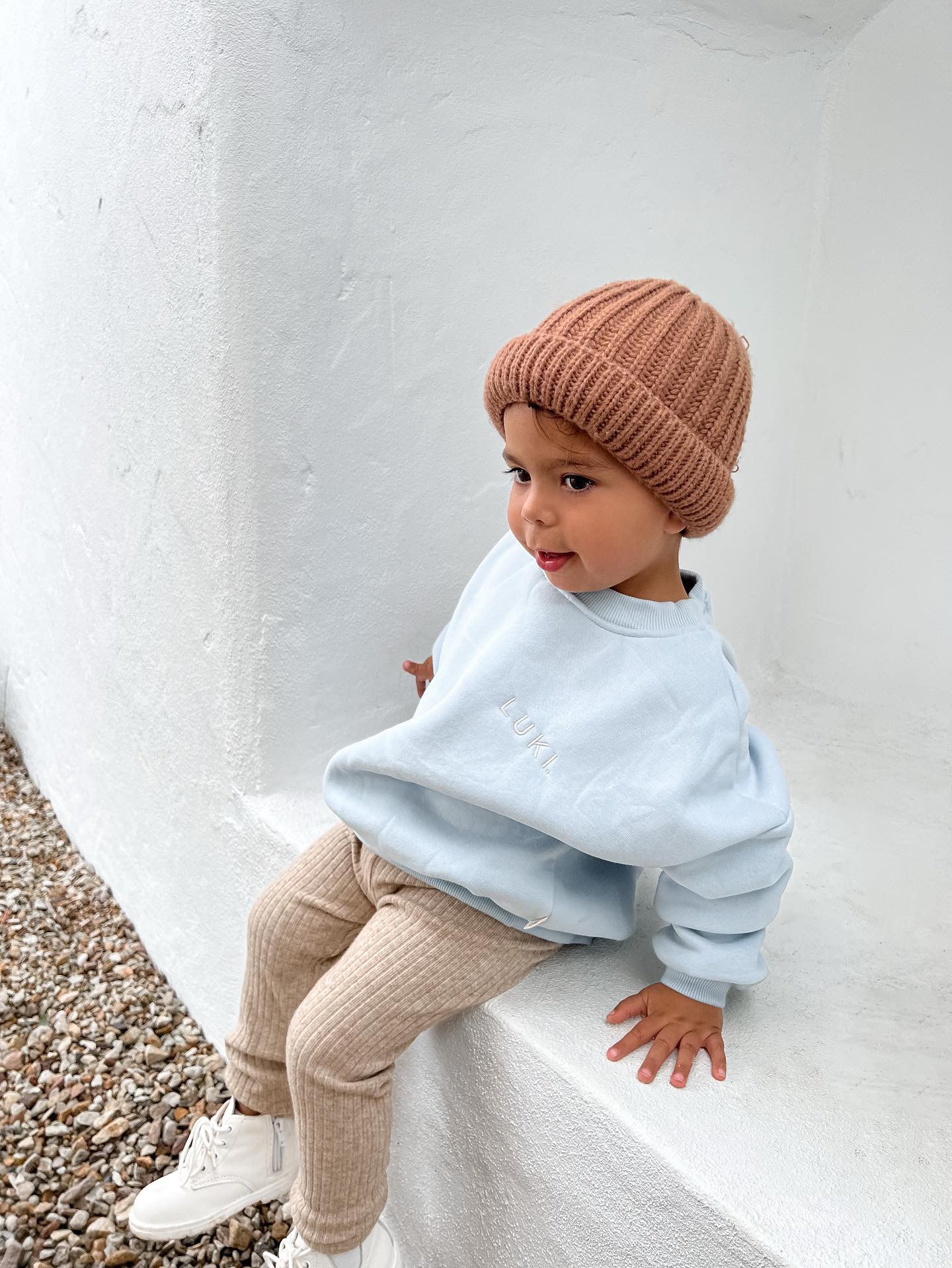 RIBBED LEGGINGS | TAUPE~ SECONDS ~