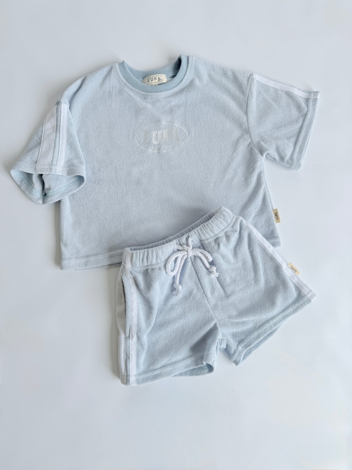 TERRY SET | BABY BLUE