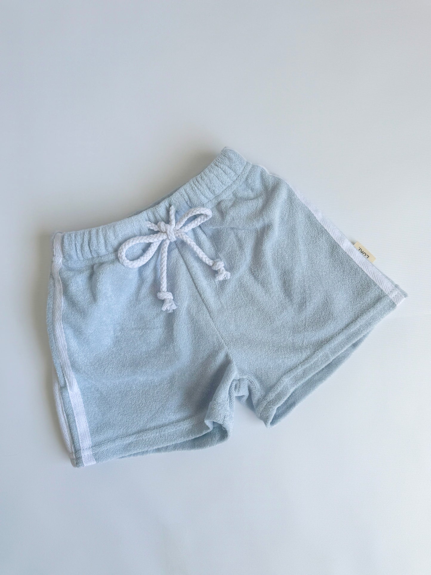 TERRY SHORTS | BABY BLUE