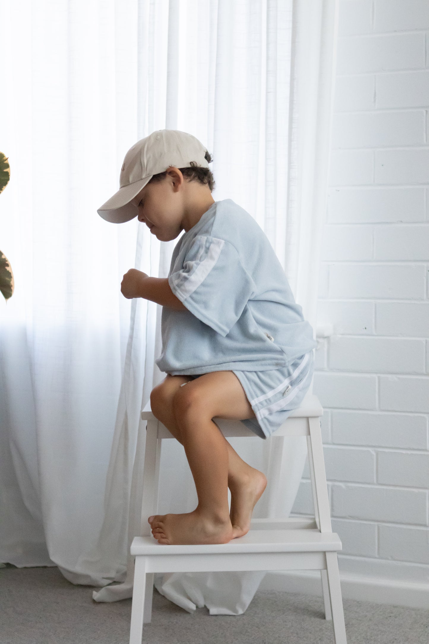 TERRY TEE | BABY BLUE