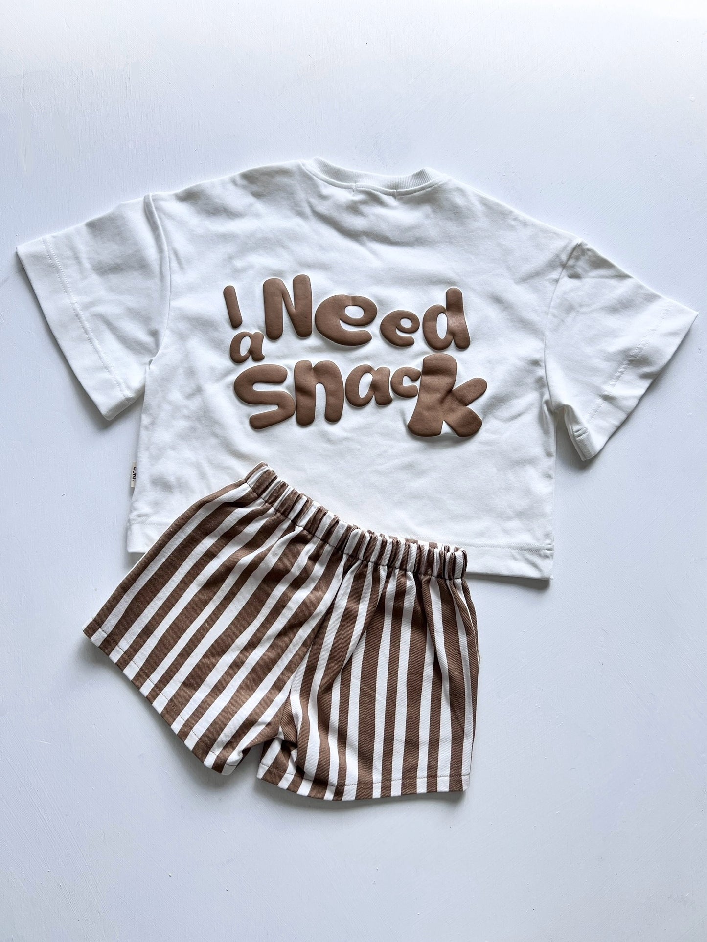 SNACK SET | CREAM/BROWN