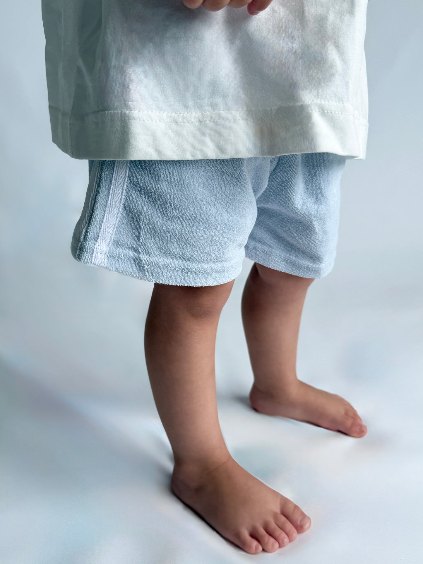 TERRY SHORTS | BABY BLUE