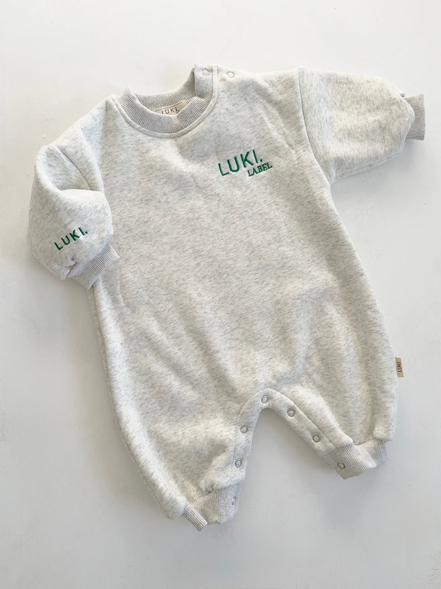 FLEECE ROMPER | GREY