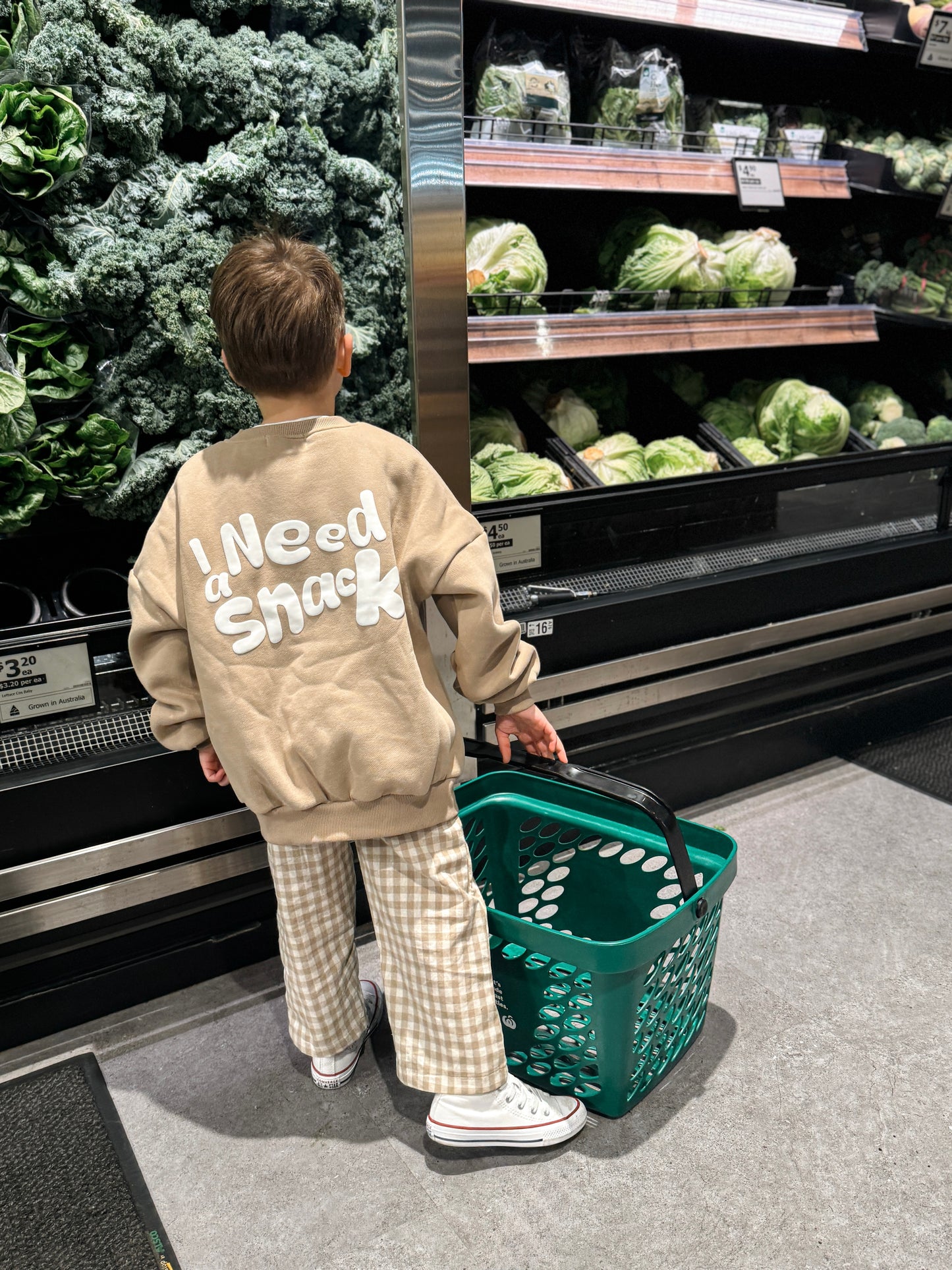 SNACK PULLOVER | BROWN/ CREAM