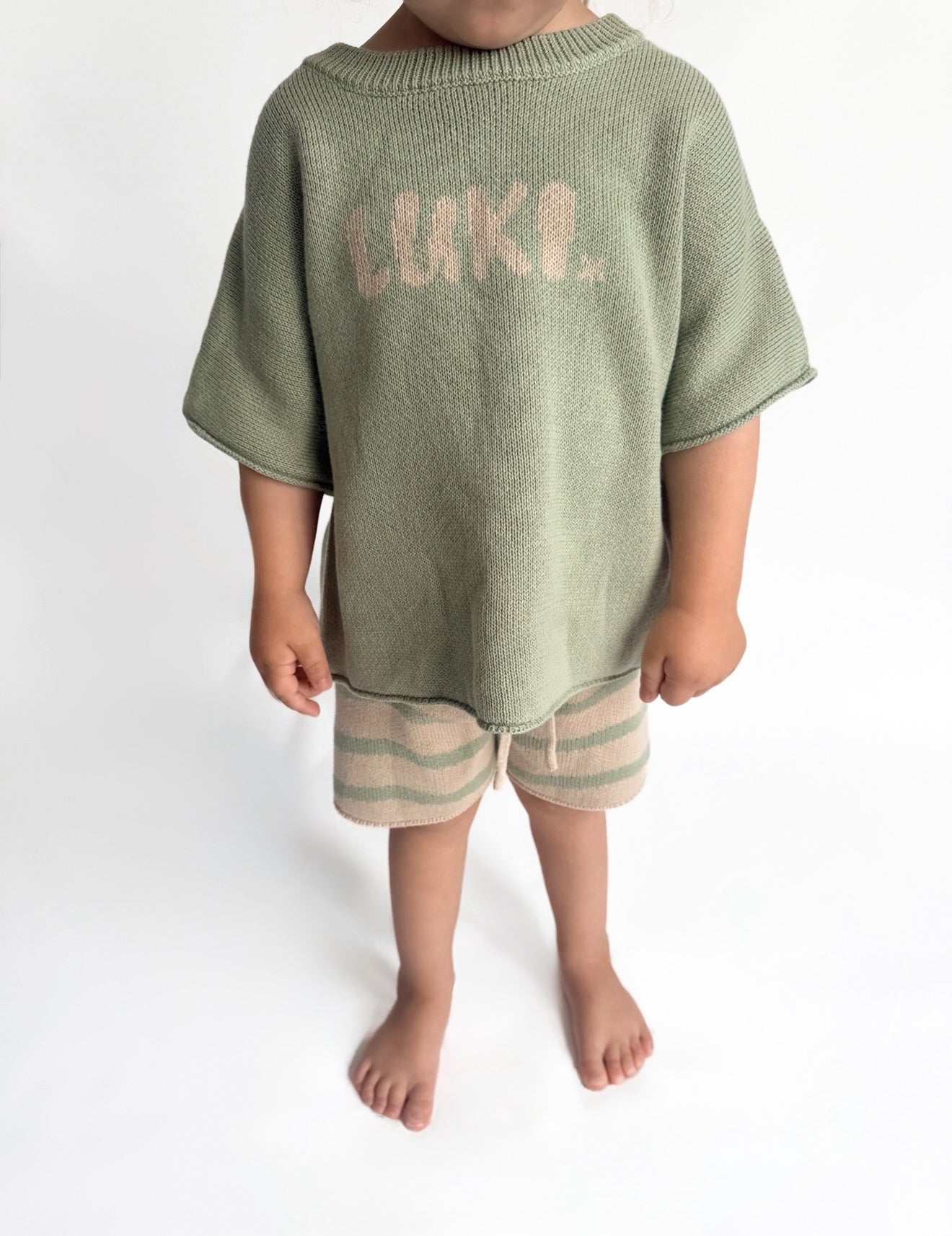 KNITTED TEE | EUCALYPTUS