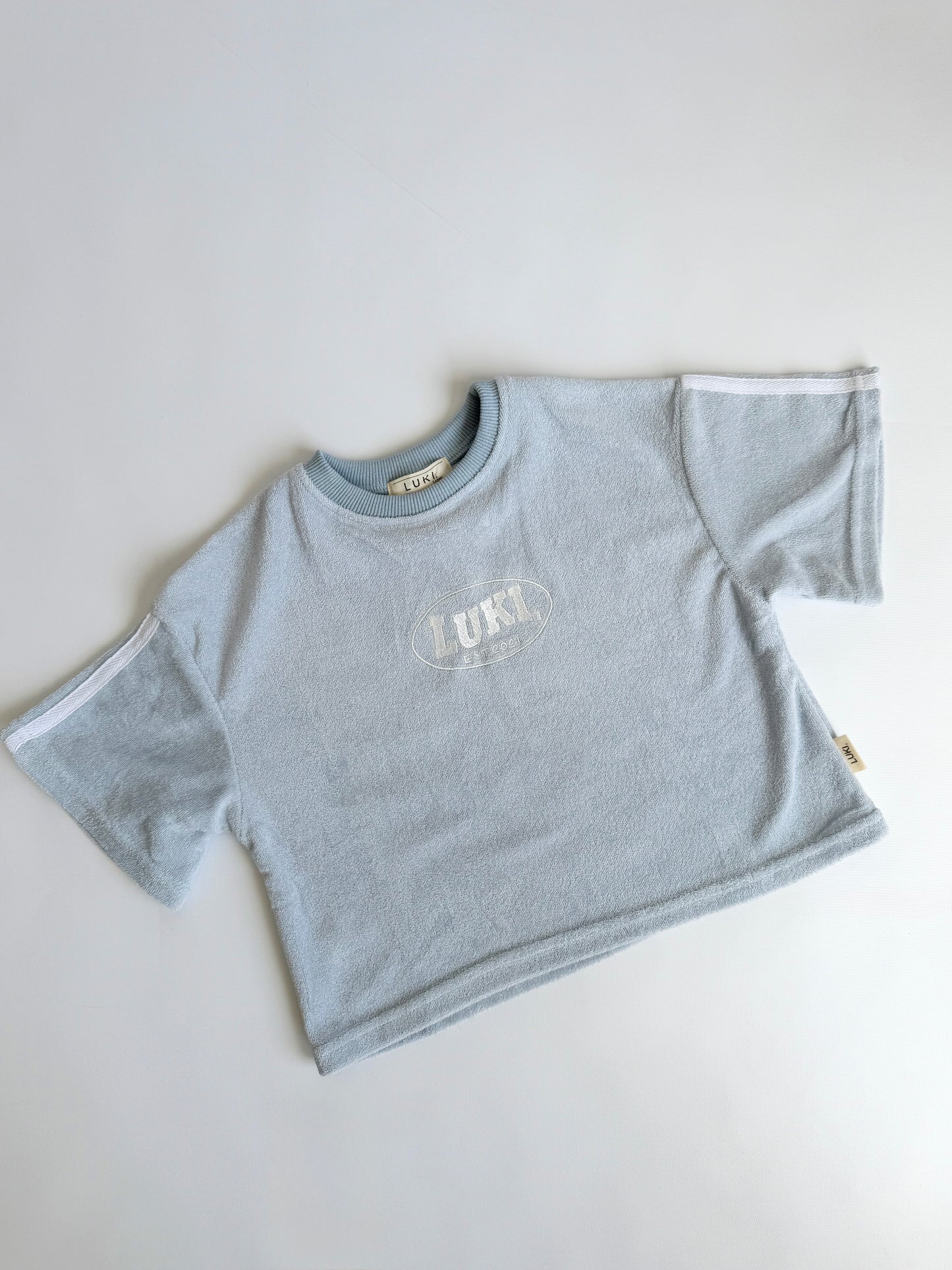 TERRY TEE | BABY BLUE