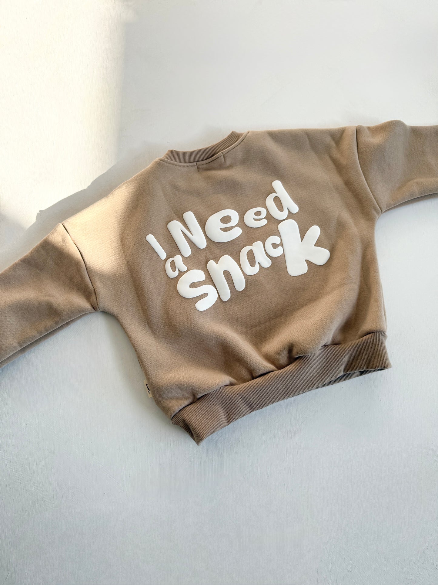 SNACK PULLOVER | BROWN/ CREAM