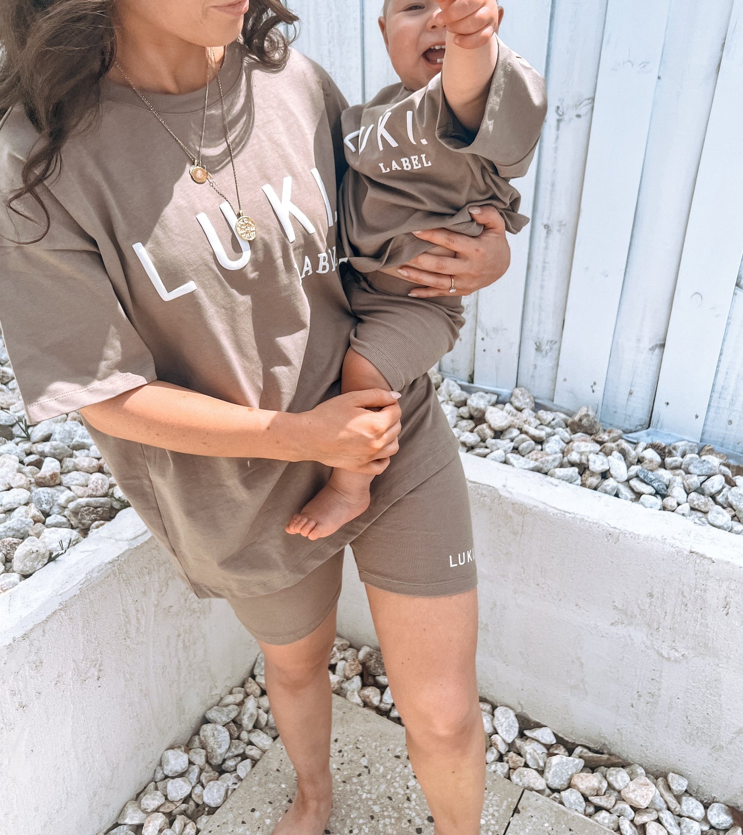 RIBBED KIDS BIKE SHORTS | MOCHA