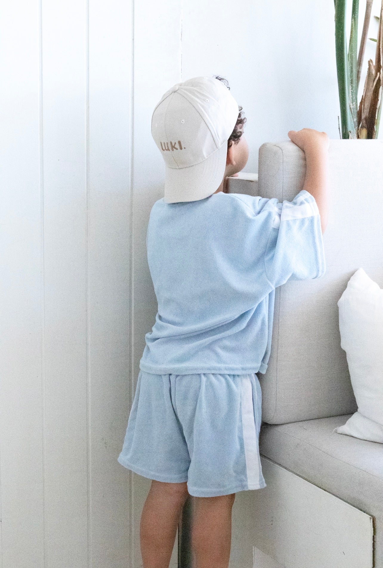 TERRY SHORTS | BABY BLUE