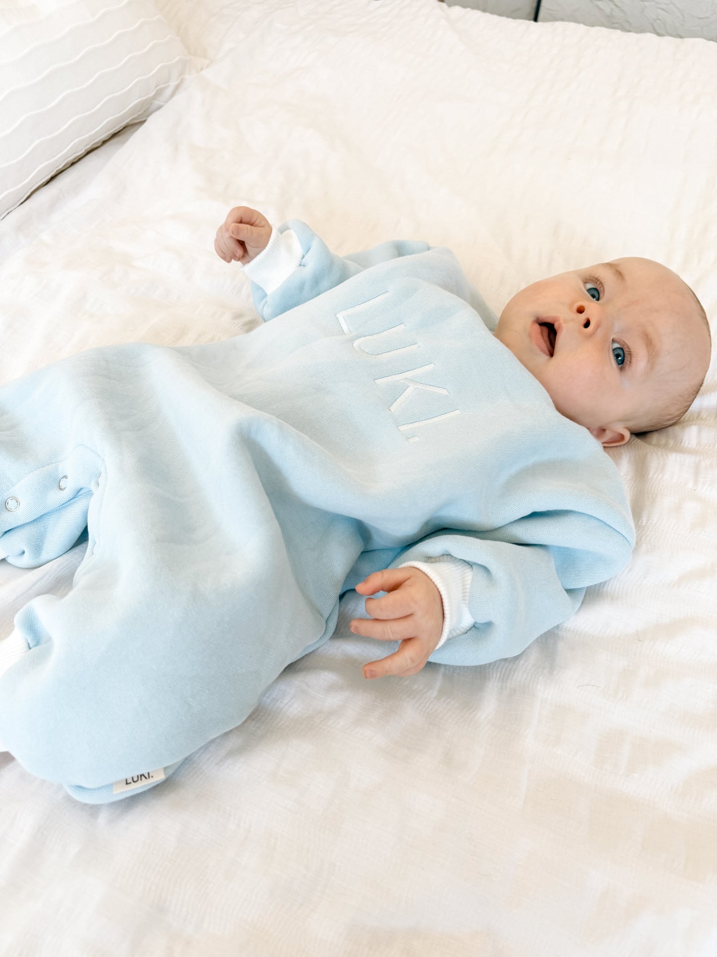 FLEECE ROMPER | BABY BLUE