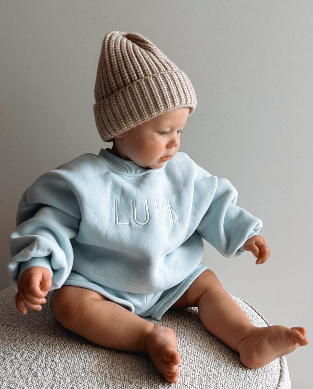 TRACKSUIT SHORTS SET | BABY BLUE