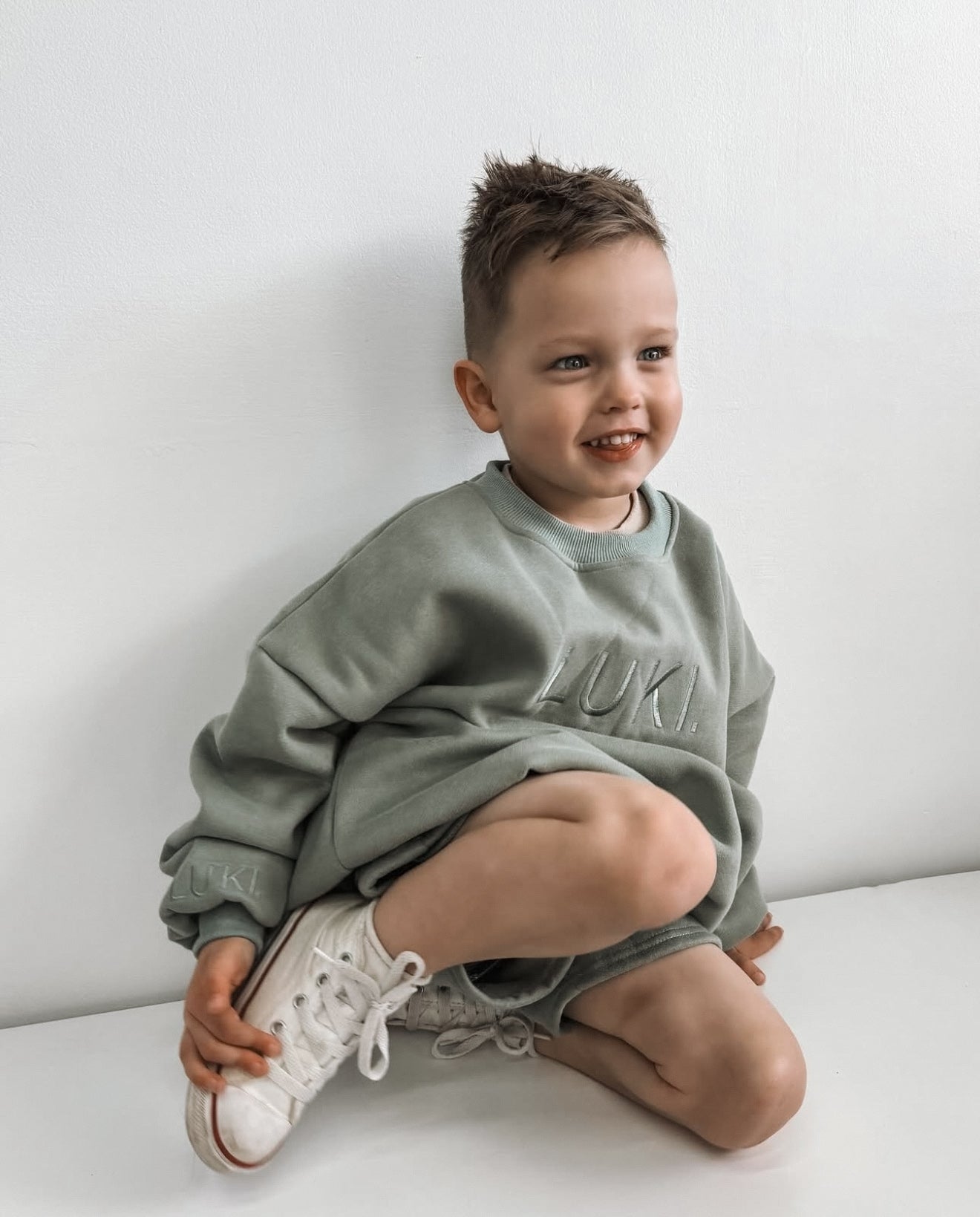 TRACKSUIT SHORTS SET | SAGE GREEN
