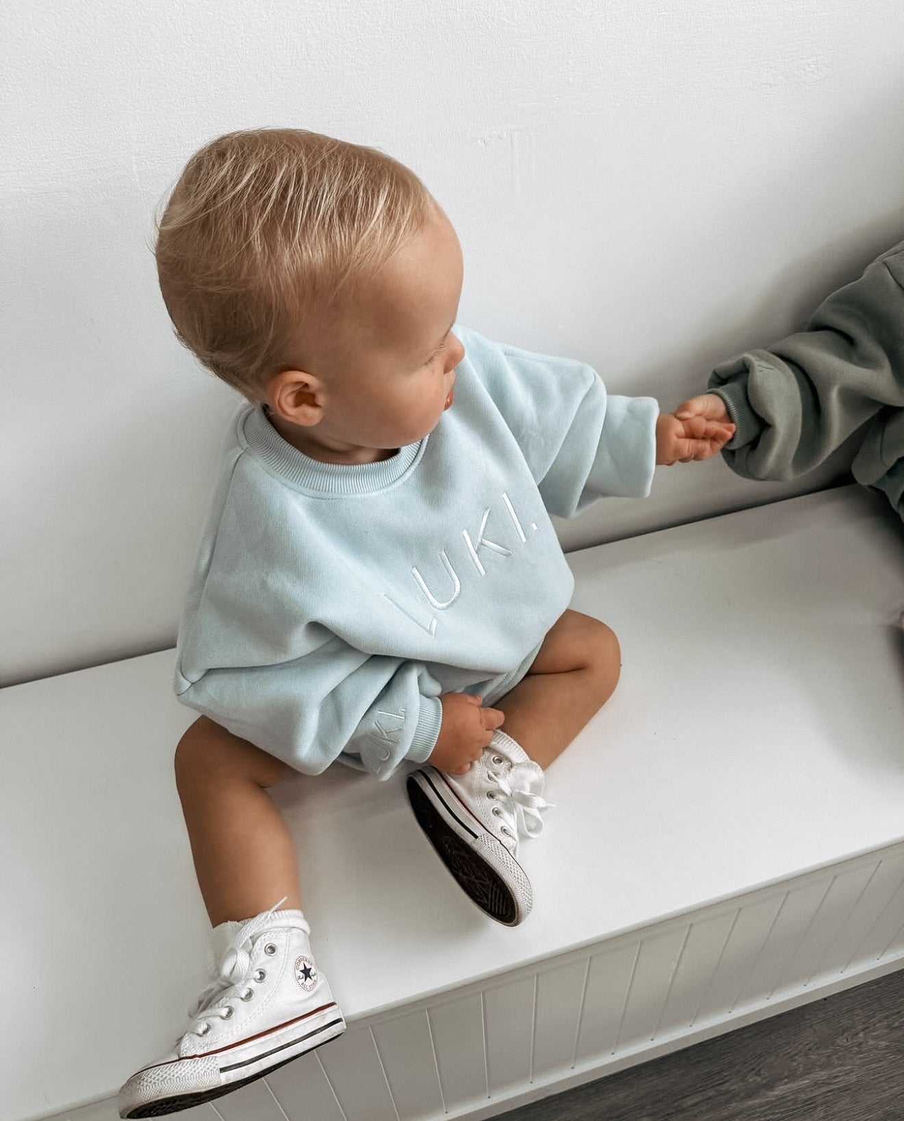TRACKSUIT SHORTS SET | BABY BLUE
