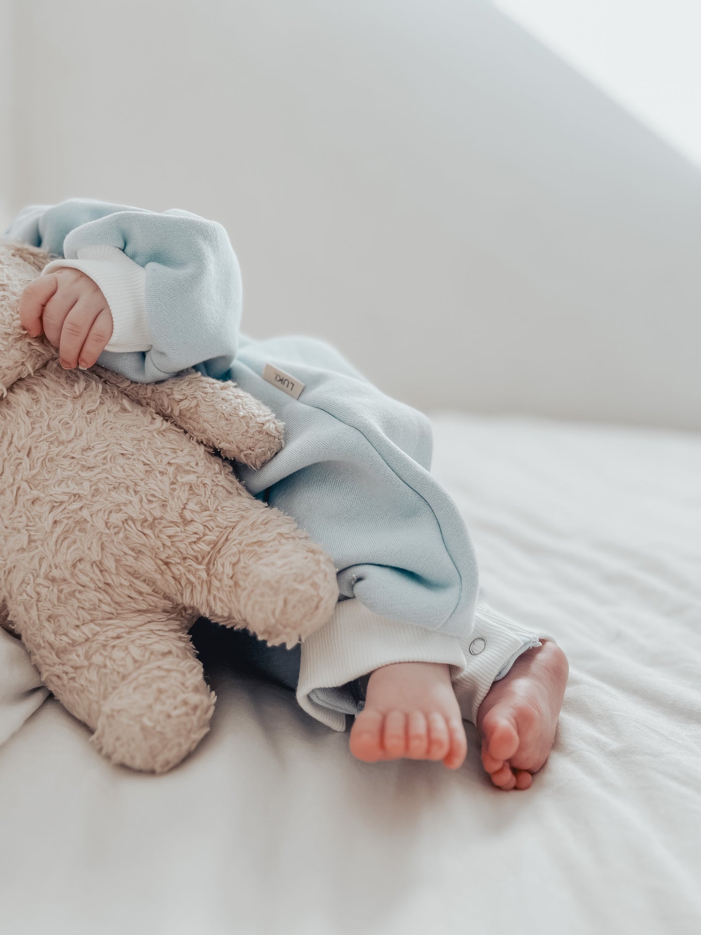 FLEECE ROMPER | BABY BLUE