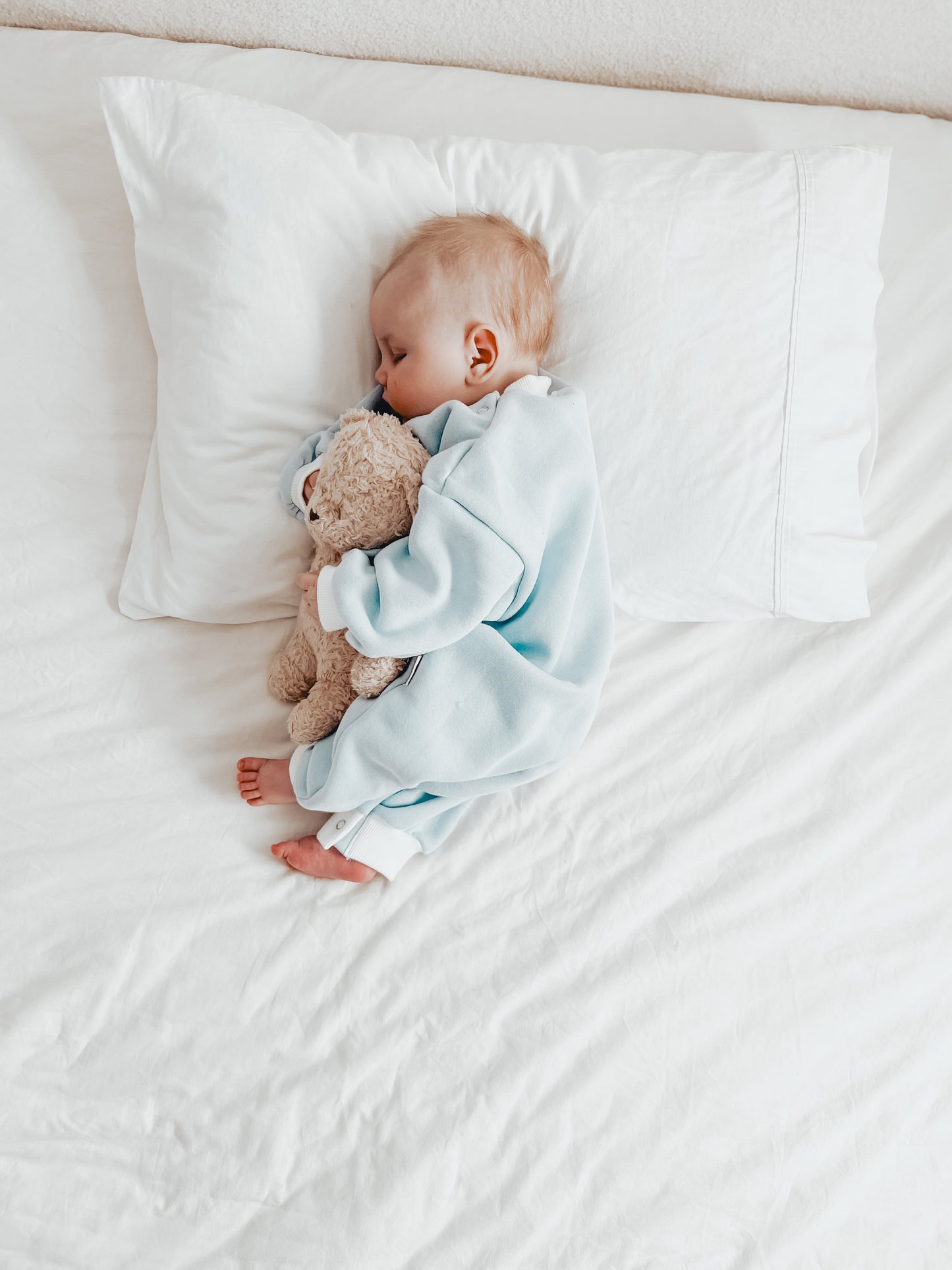 FLEECE ROMPER | BABY BLUE