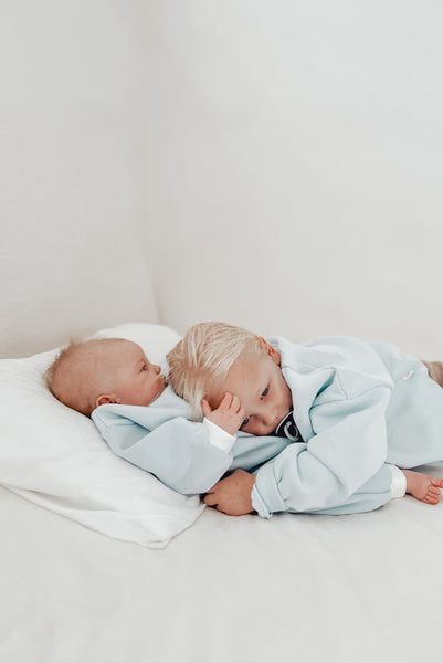 FLEECE ROMPER | BABY BLUE