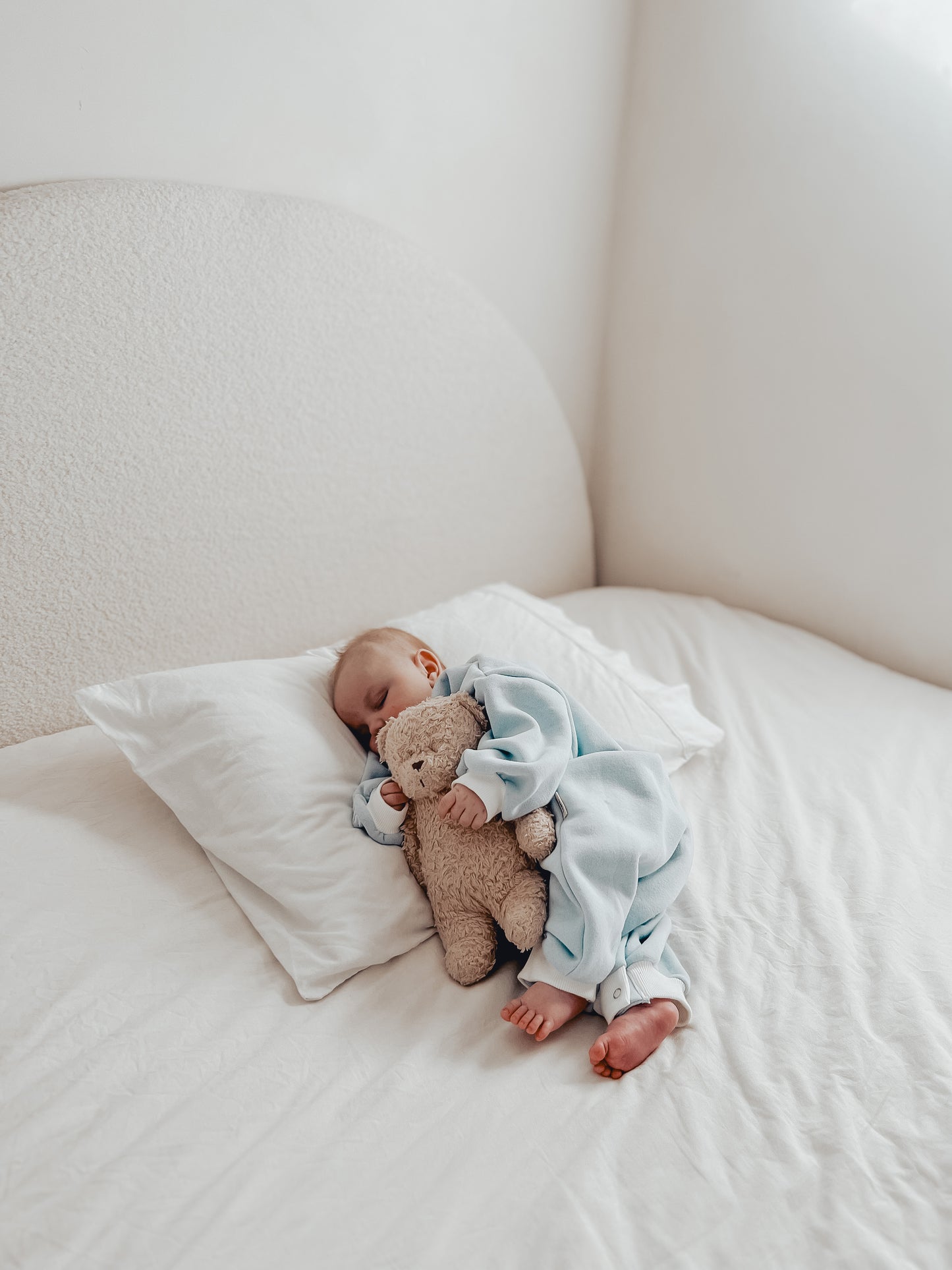 FLEECE ROMPER | BABY BLUE