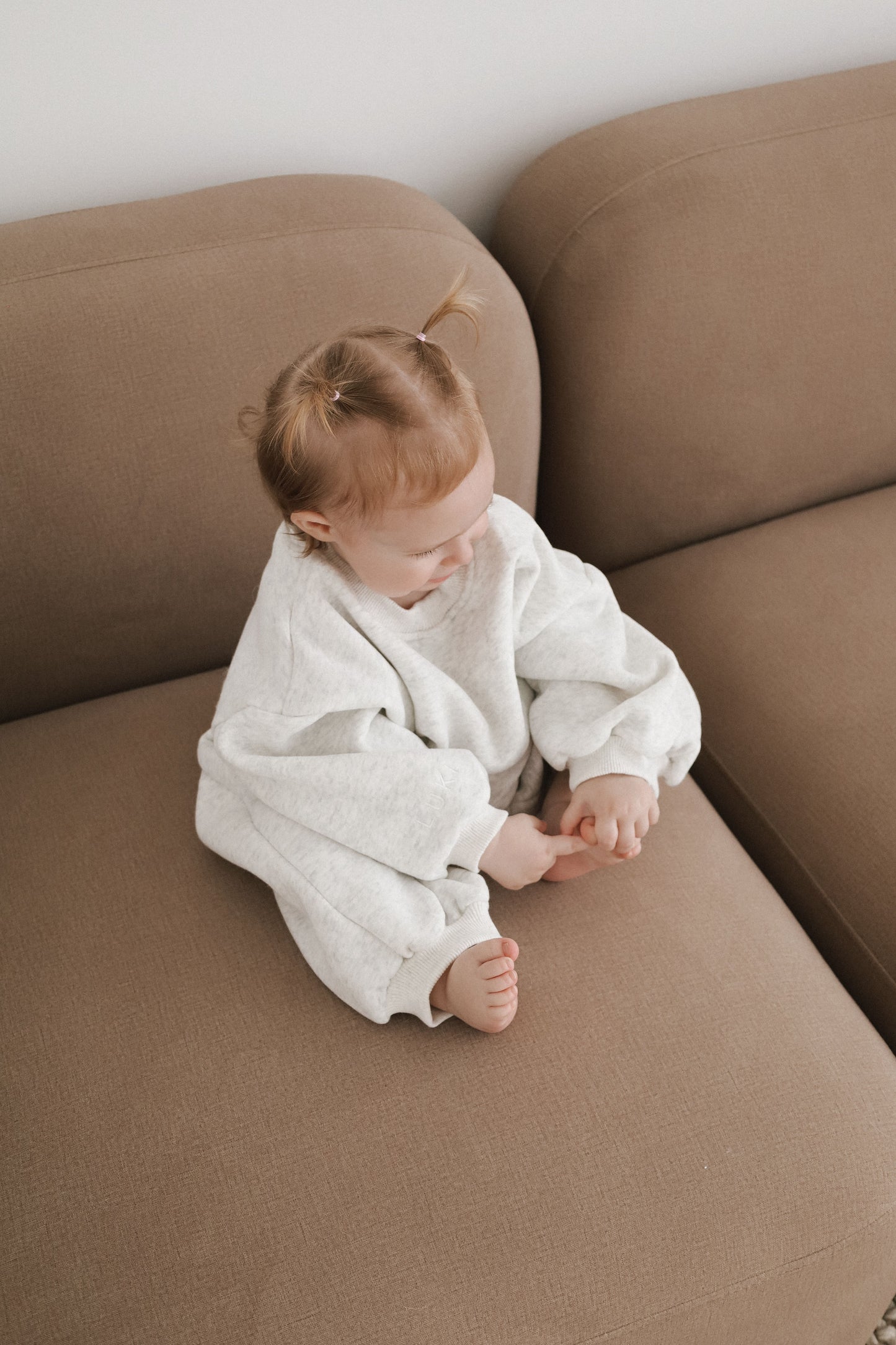 FLEECE ROMPER | GREY