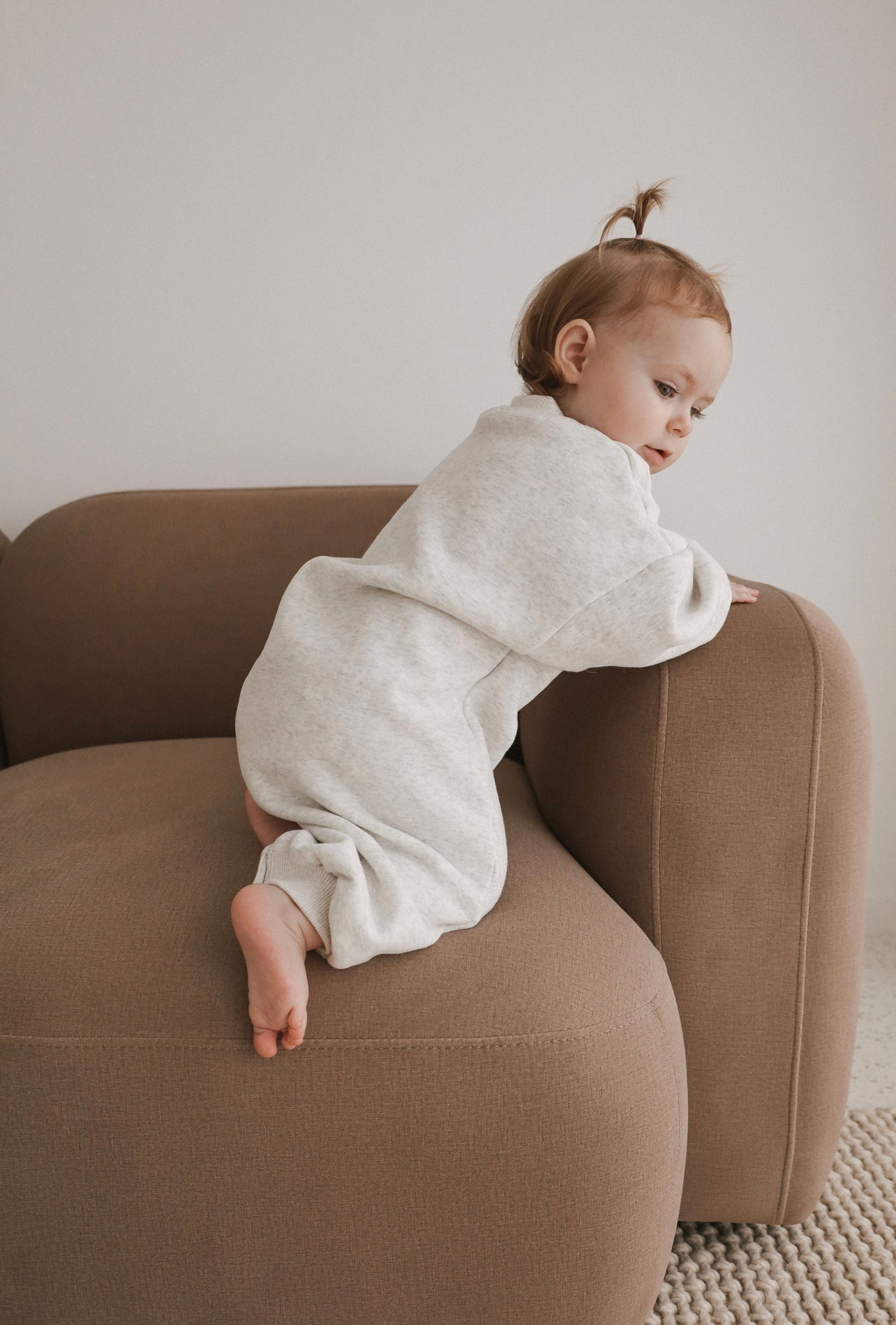 FLEECE ROMPER | GREY