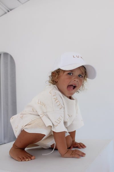 L U K I. KNITTED TEE | CLOUD