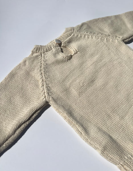 KNITTED ROMPER | SNOW